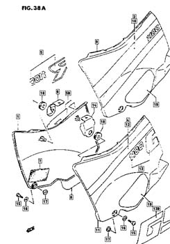 cache lateraux